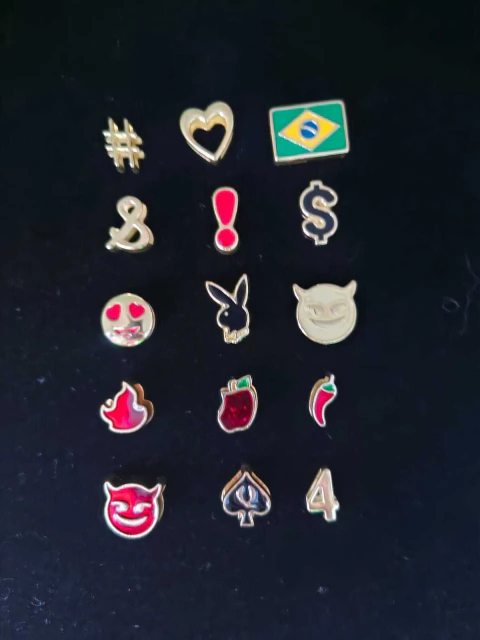 LETRAS E EMOJI ( para lingerie pesonalizável)