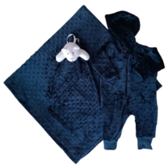 Conjunto Soft com Macacão, Cobertor e Naninha - comprar online