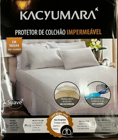 PROTETOR DE COLCHÃO IMPERMEÁVEL 100% ALGODÃO SOLTEIRO PLUS