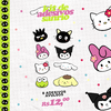 Kit de adesivos - Sanrio Fanarts