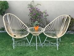 Combo de 2 sillones Acapulco + mesa en internet