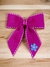 Laço Pink com enfeite de flor (unidade) - comprar online