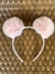Tiara Pompom Pink - (cópia)