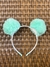 Tiara Pompom Azul Claro - (cópia)