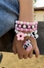 Kit 4 Pulseiras Bota Boiadeira Pink, Rosa Chiclete e Prata Gliter - (cópia)