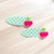 Kit 4 Pulseiras Cereja Rosa Neon - (cópia) - Villa Kids Acessórios