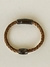 Pulseira Masculina Courino Preto Pingente Cruz Vazada Preto Fosco - (cópia)