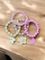 Kit 4 Pulseiras Cereja Rosa Neon - (cópia)