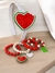 Kit 4 Pulseiras Coração de Melancia Pink Gliter - (cópia) - buy online