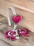 Tiara Junina Chapéu Vermelho Xadrez com Laço Vermelho e Girassol - (cópia)