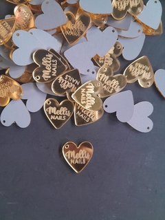 Dijes de Acrilico Oro / Plata - RN DISEÑO