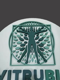 Logo Corpóreo Polyfan 78 cm - RN DISEÑO