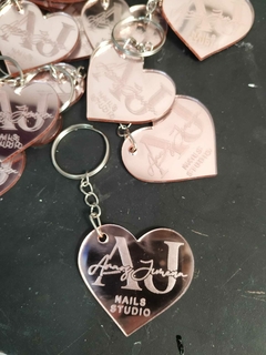 Llaveros de Acrílico ESPEJADO (Rosa Gold)- 4 cm en internet