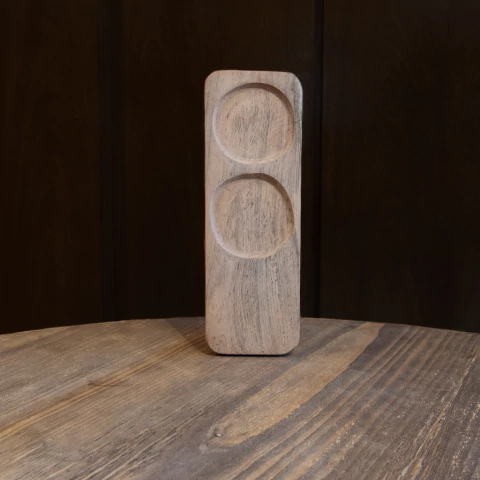 Tabla Copetín 2 Cavidades 30x10cm Algarrobo - comprar online