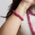 Pulseira Pedra Natural Ágata Pink