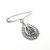 Broche gota Nossa Sª Aparecida Cravejado