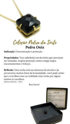 Colar Pedra da Sorte - comprar online