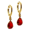 Argola Click Gotas Zircônia Diversas Cores