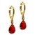 Imagem do Brinco Argola Click Gotas Zircônia Diversas Cores