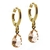 Brinco Argola Click Gotas Zircônia Diversas Cores - loja online