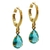 Imagem do Brinco Argola Click Gotas Zircônia Diversas Cores