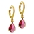 Brinco Argola Click Gotas Zircônia Diversas Cores - comprar online