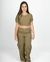 Cropped Manguinha Costas Viscose