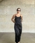 Vestido acetinado LUSH - uma.