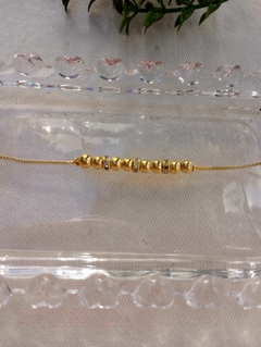 Pulseira com detalhe de bolinha - Vesant Semijoias