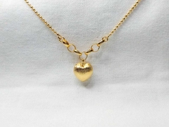 Pulseira bolinha com elo e coração - Vesant Semijoias