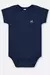 BODY MANGA CURTA EM SUEDINE AZUL ESCURO UP BABY 46273 - comprar online
