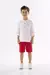 BERMUDA EM LINHO VERMELHO UP BABY 45389 - comprar online