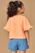 Blusa Boxy em Meia Malha Laranja 77176 Kukiê - comprar online