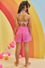 SHORTS SAIDA DE PRAIA EM MALHA TRICOT PINK KUKIE 78488 - comprar online