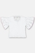 BLUSA EM MANGA CURTA BRANCO UP BABY 45721 na internet