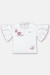 BLUSA EM MANGA CURTA BRANCO UP BABY 45721 - comprar online