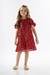 VESTIDO PAETE VERMELHO UP BABY 45582