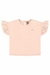 BLUSA MANGA CURTA EM LINHO ROSA CLARO UP BABY 45379