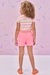 SHORTS EM MALHA ROSA KUKIE 77015 - comprar online