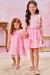 VESTIDO EM TULE POÁ ROSA CLARO KUKIE 78159 - Lari Baby & Kids