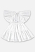 VESTIDO EM LAISE BRANCO UP BABY 45707 - Lari Baby & Kids