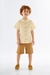 CONJ. CAMISA EM ALGODAO E BERMUDA COTTON AMARELO UP BABY 45723