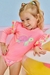 CONJ. BLUSA E CALCINHA TARTARUGA PROTEÇÃO UV50+ ROSA KUKIE 78582