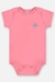 BODY MANGA CURTA ROSA UP BABY 45078