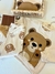 CONJ. BLUSA E CALÇA EM MOLETOM URSO BEGE UP BABY 46006 - loja online