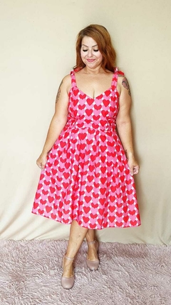 Vestido Bate Coração na internet
