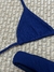 Imagem do Top cortininha azul marinho texturizado