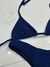 Top cortininha azul marinho texturizado - loja online