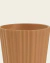 Vaso/ Cachepot Frisado Caramelo em Cimento - comprar online
