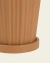 Vaso/ Cachepot Frisado Caramelo em Cimento na internet